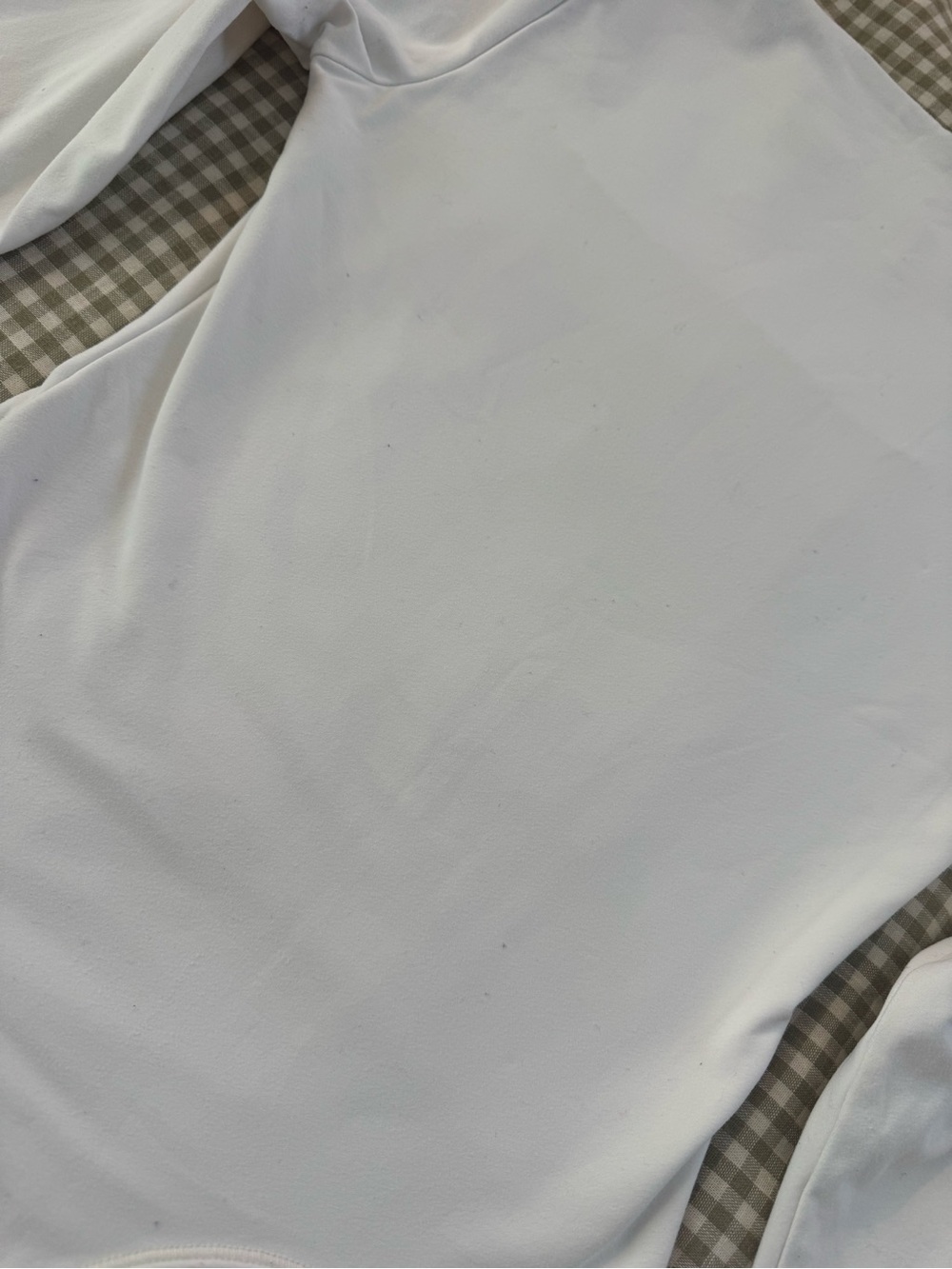 Abercrombie & Fitch White Long-Sleeve Square Neck Seam-Detail Bodysuit - Picture 6 of 6